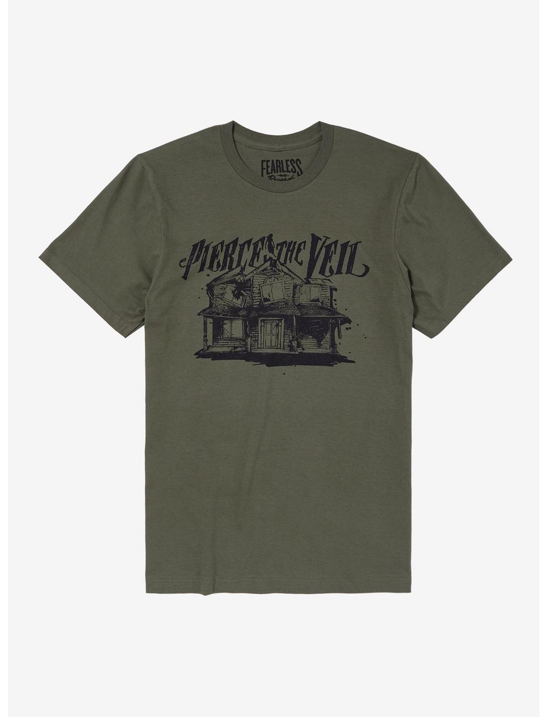 Pierce The Veil Collide With The Sky House Boyfriend Fit Girls T-Shirt