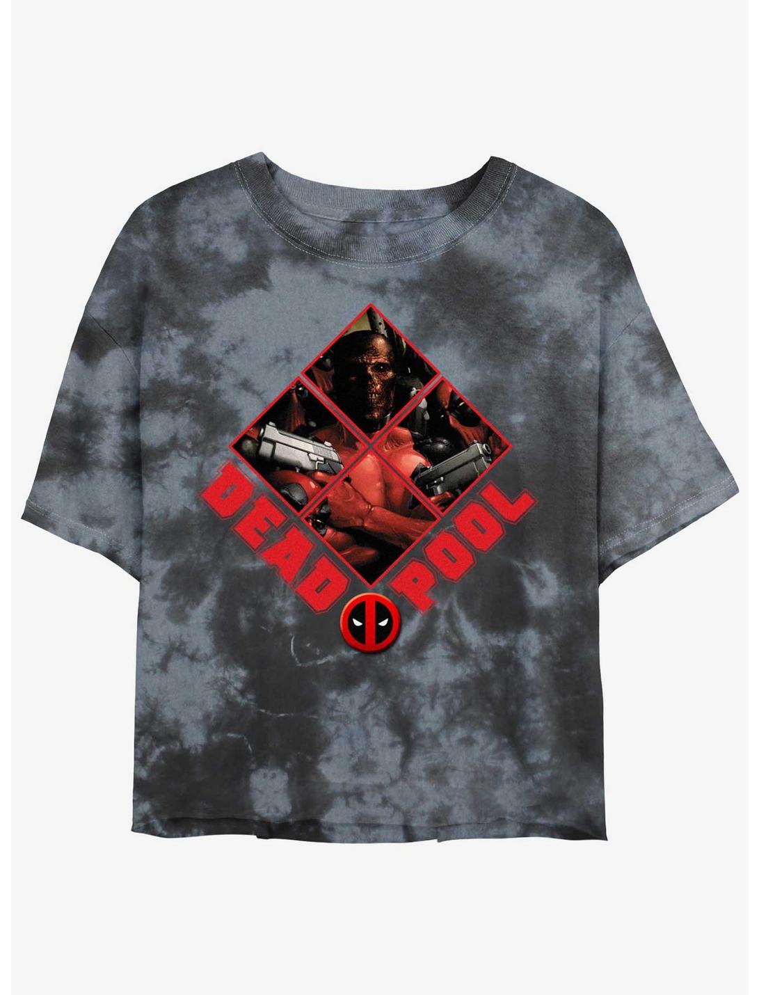 Marvel Deadpool Dead Gang Girls Tie-Dye Crop T-Shirt