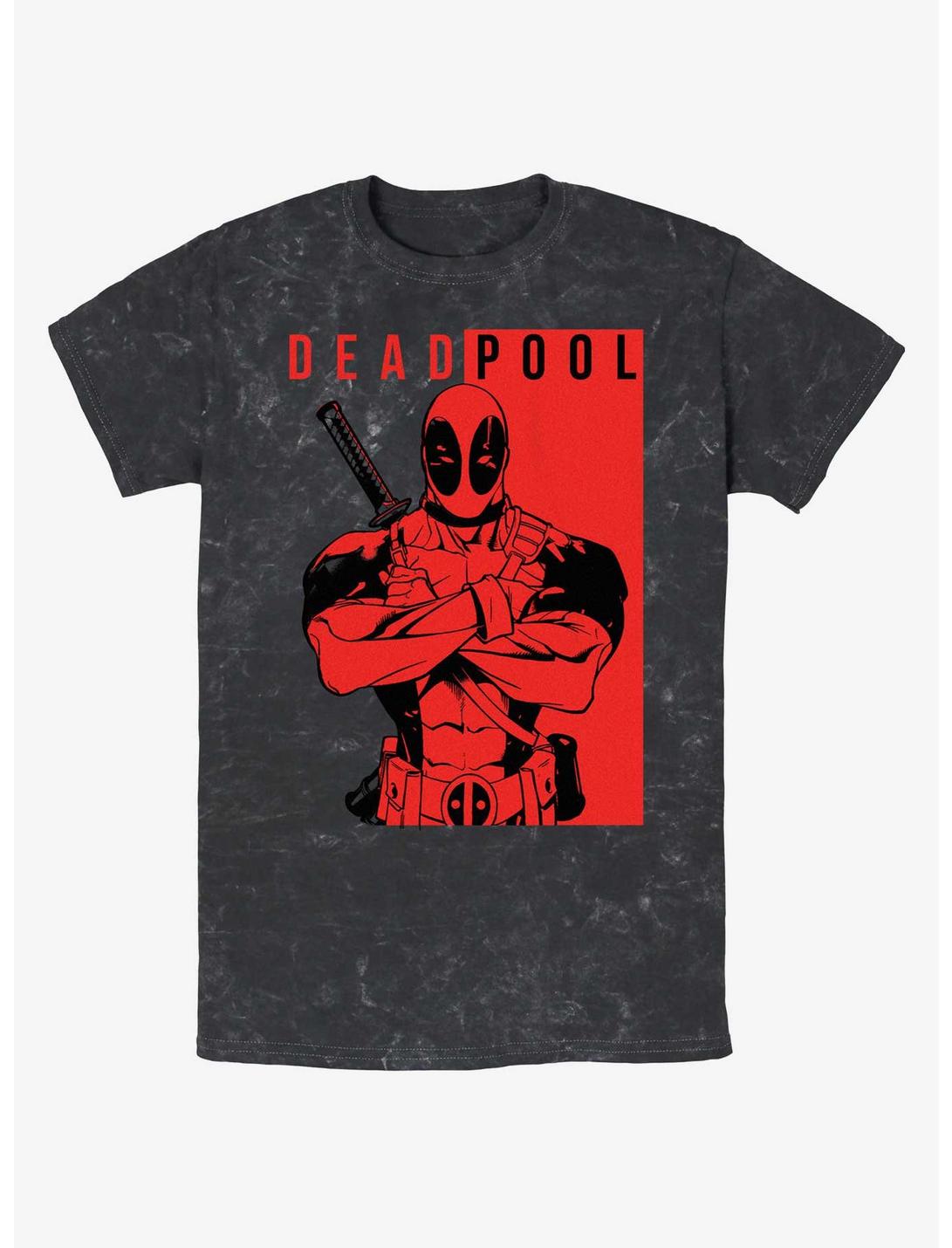 Marvel Deadpool Police Mineral Wash T-Shirt