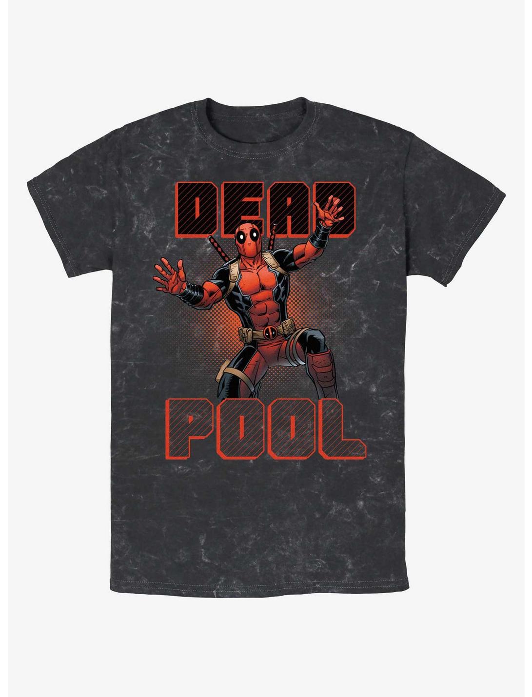 Marvel Deadpool Jazz Hands Merc Mineral Wash T-Shirt