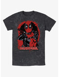 Marvel Deadpool Painted Merc Mineral Wash T-Shirt