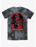 Marvel Deadpool Painted Merc Tie-Dye T-Shirt