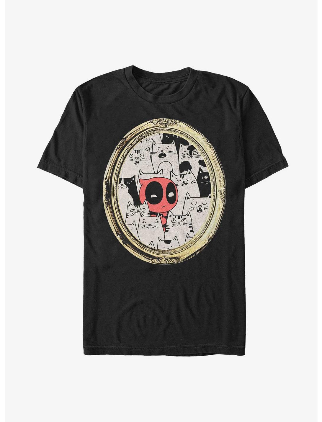 Marvel Deadpool Cats Rule Everything Around Me Portrait T-Shirt