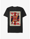 Marvel Deadpool King Of Hearts Card T-Shirt