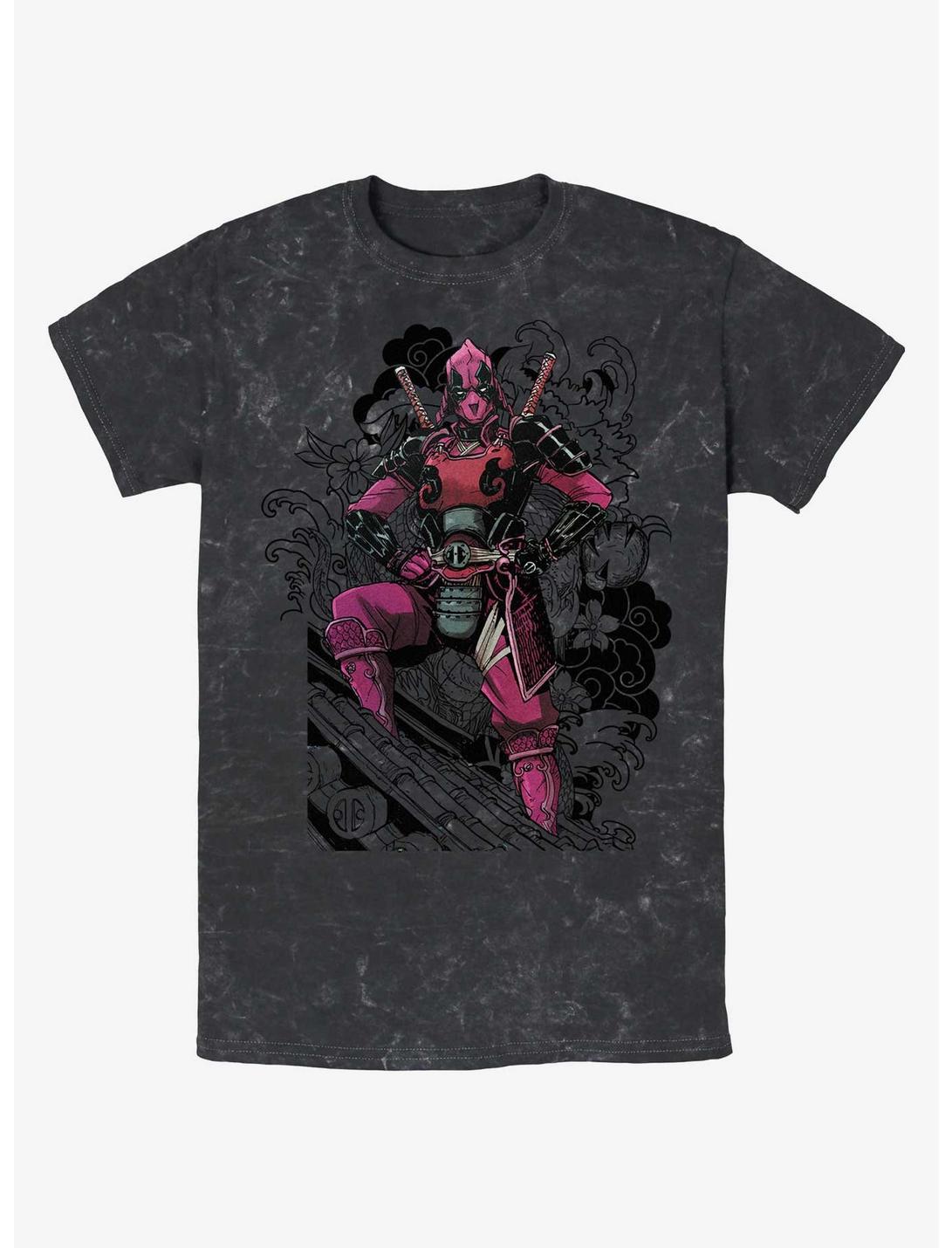 Marvel Deadpool Dragon Ninja Mineral Wash T-Shirt