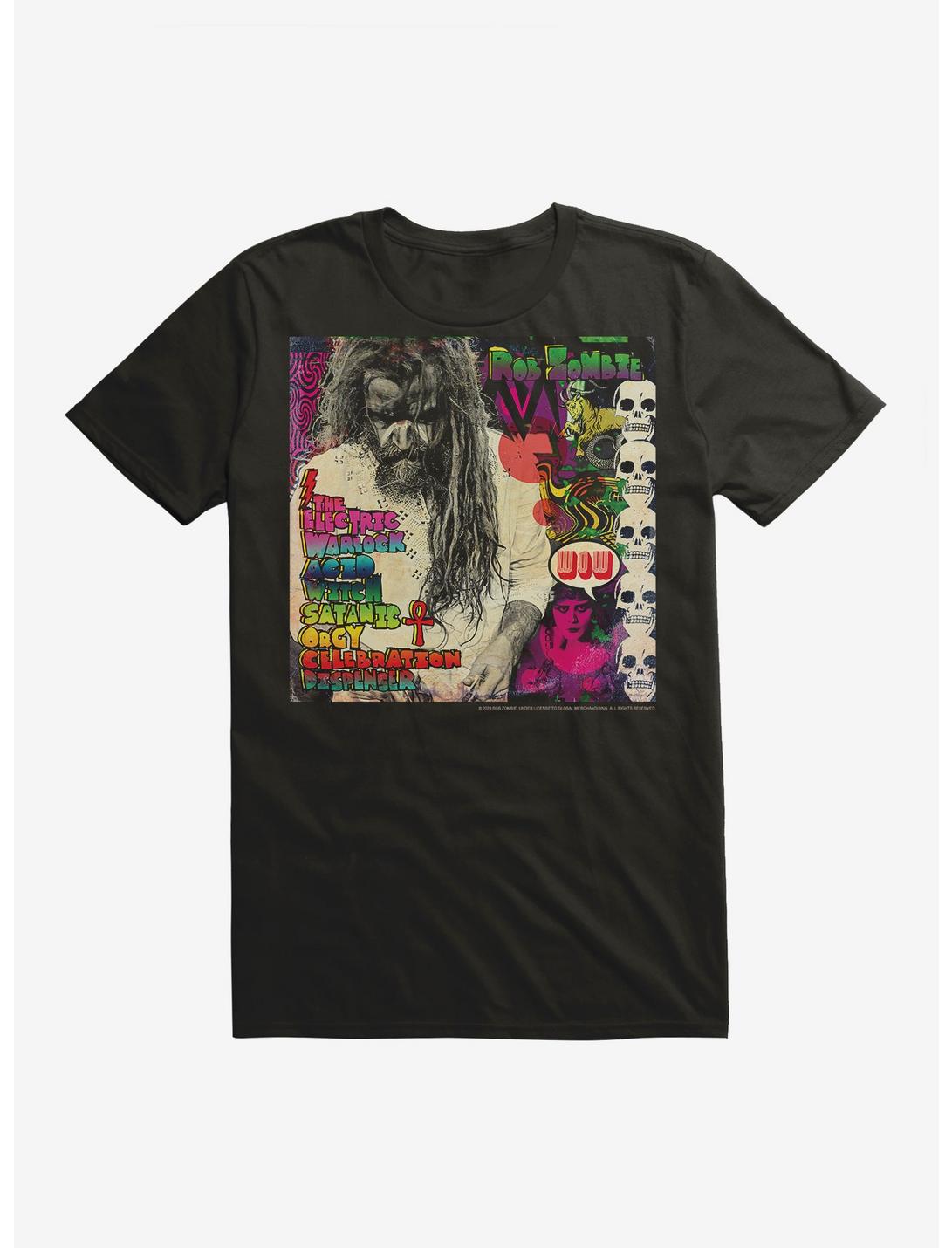 Rob Zombie The Electric Warlock Acid Witch Satanic Orgy Celebration Dispenser T-Shirt