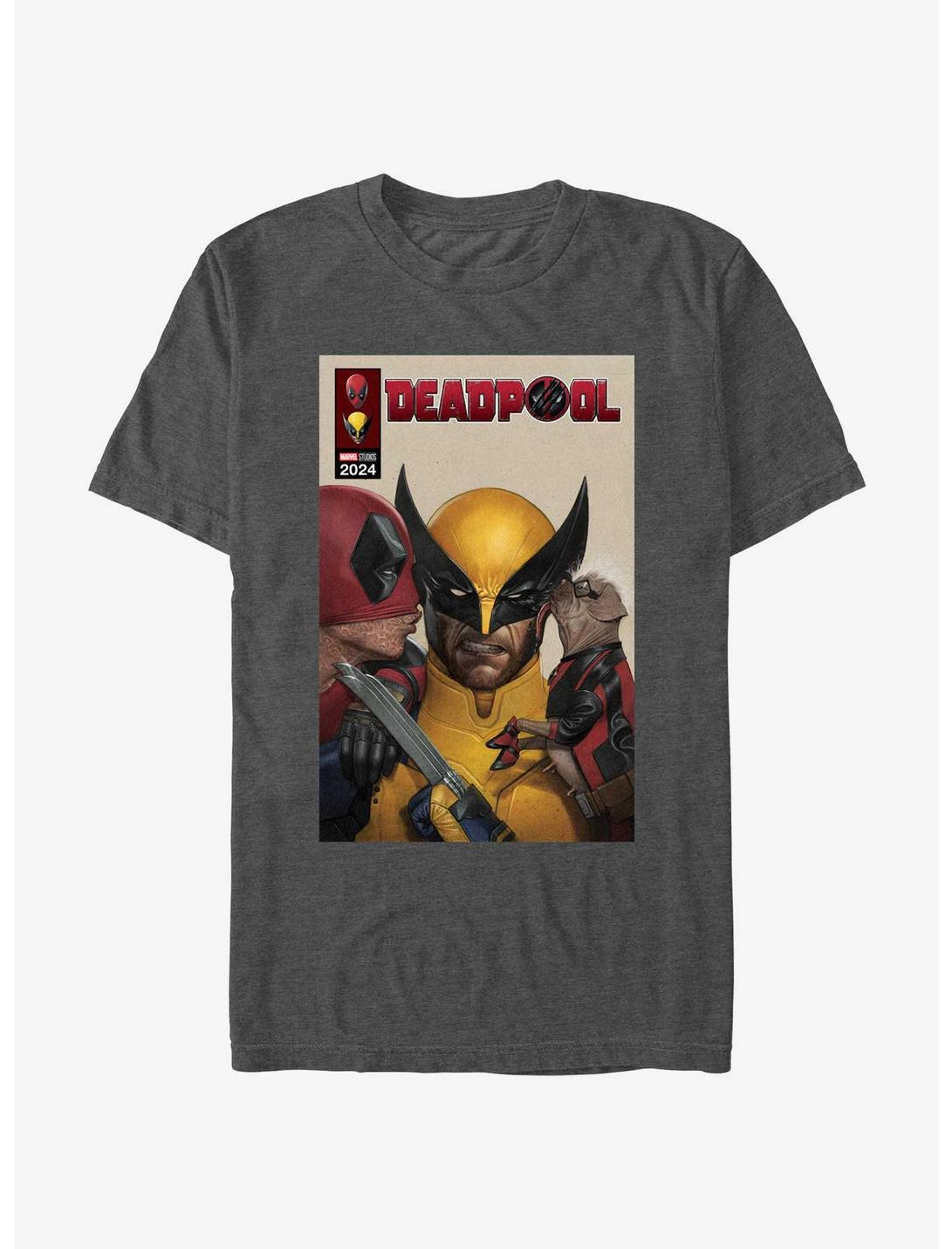 Marvel Deadpool & Wolverine Kissing Wolverine Poster T-Shirt