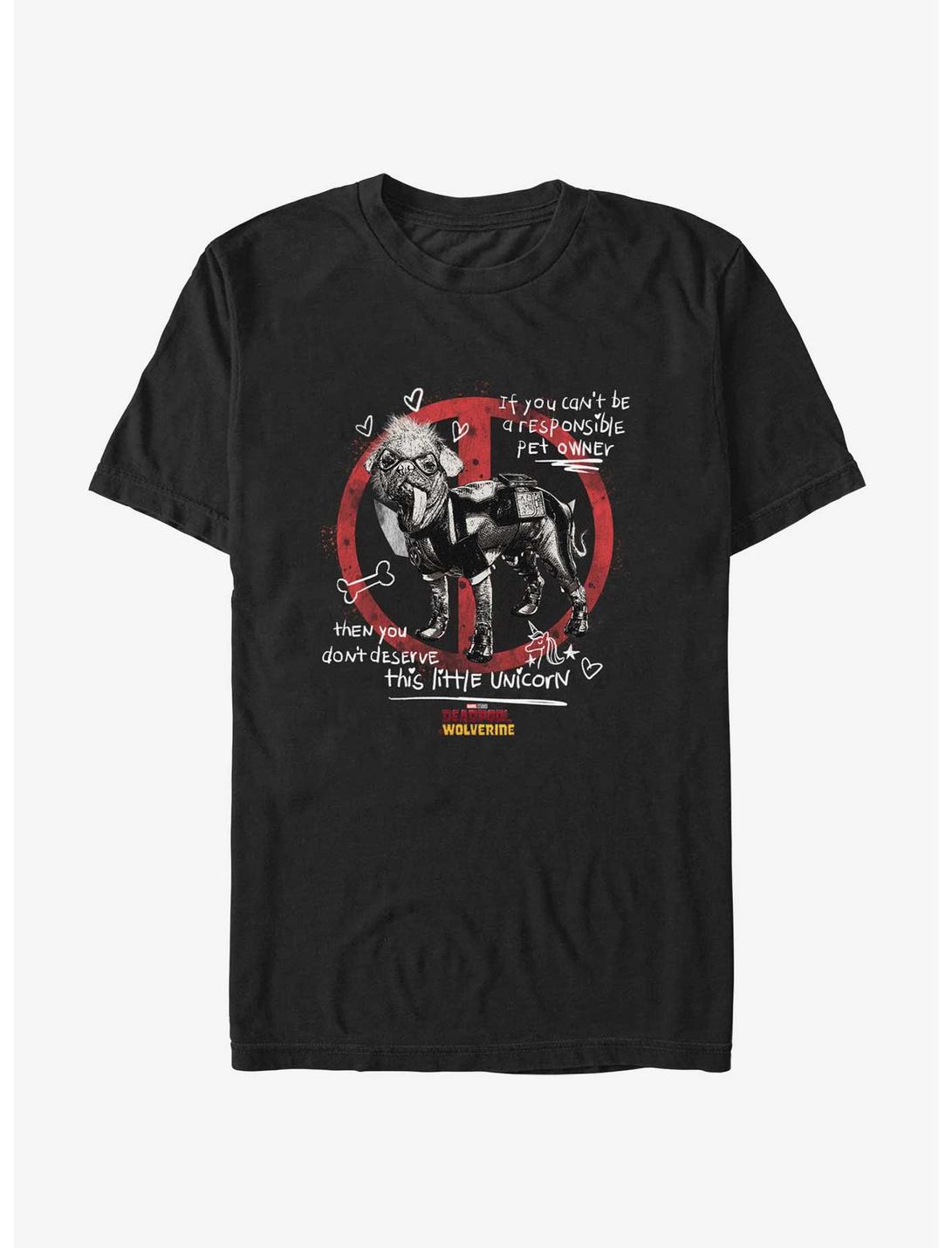 Marvel Deadpool & Wolverine Don't Deserve This Unicorn Dogpool T-Shirt
