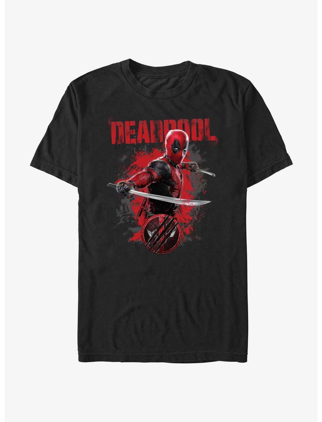 Marvel Deadpool & Wolverine Paint Dump Deadpool T-Shirt