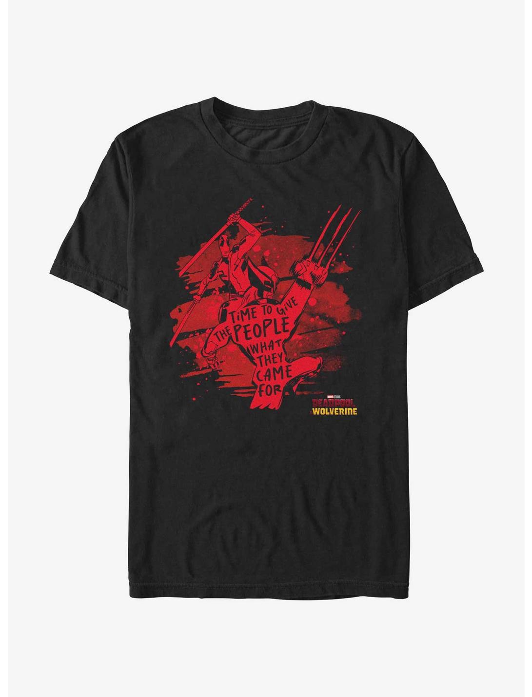 Marvel Deadpool & Wolverine Give The People What They Came For T-Shirt
