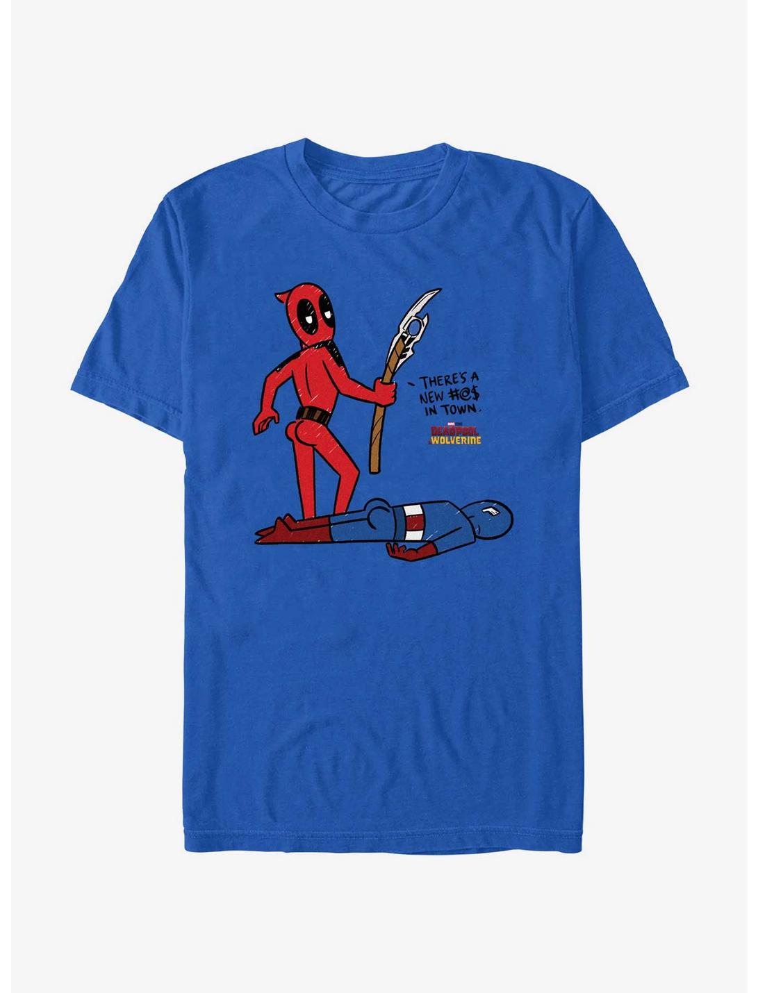 Marvel Deadpool & Wolverine New In Town T-Shirt