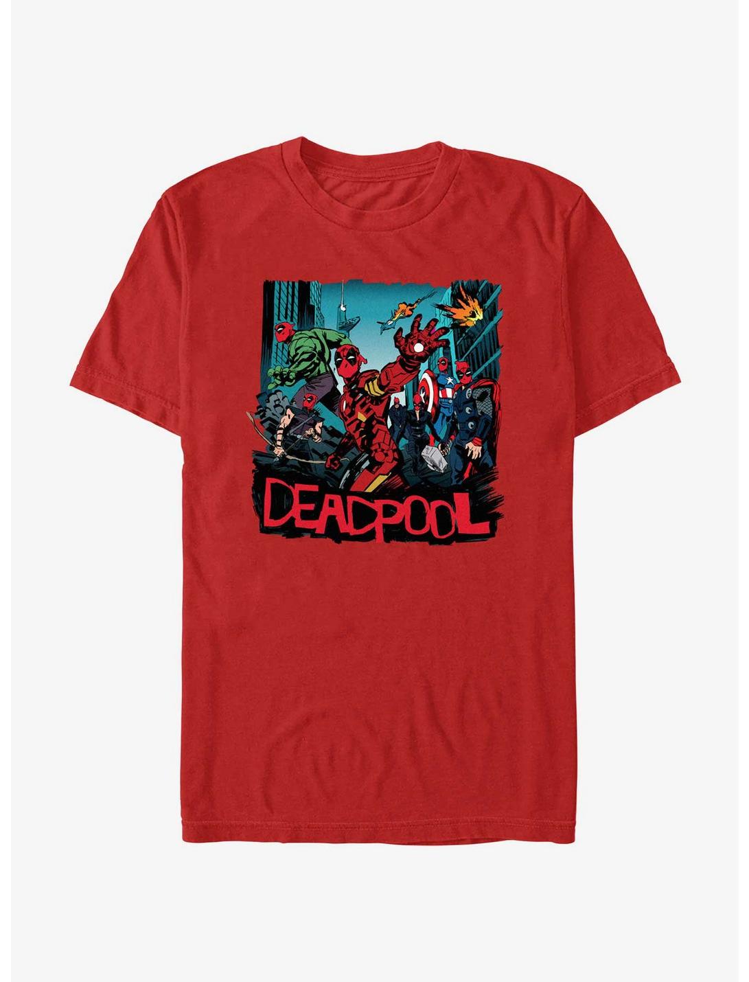Marvel Deadpool & Wolverine Deadpool Avengers T-Shirt