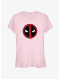 Marvel Deadpool & Wolverine Evil Eye Sketch Logo Girls T-Shirt