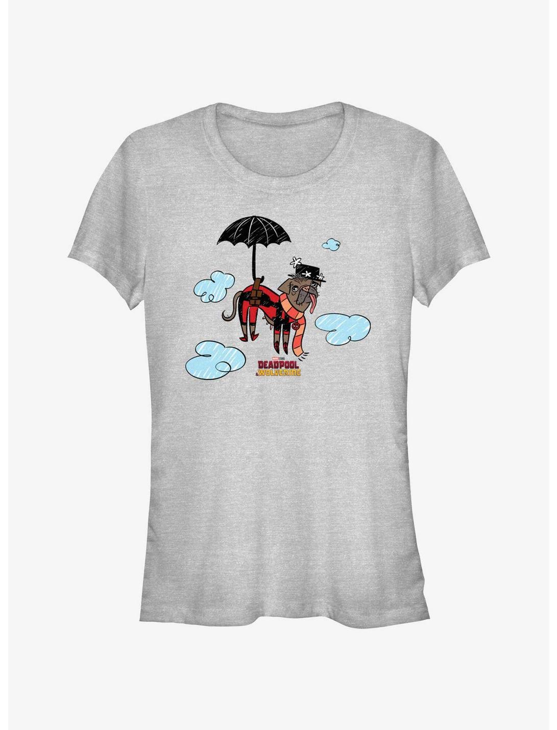 Marvel Deadpool & Wolverine Dogpool Puppins Girls T-Shirt