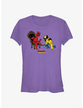 Marvel Deadpool & Wolverine If The Shoe Fits Girls T-Shirt