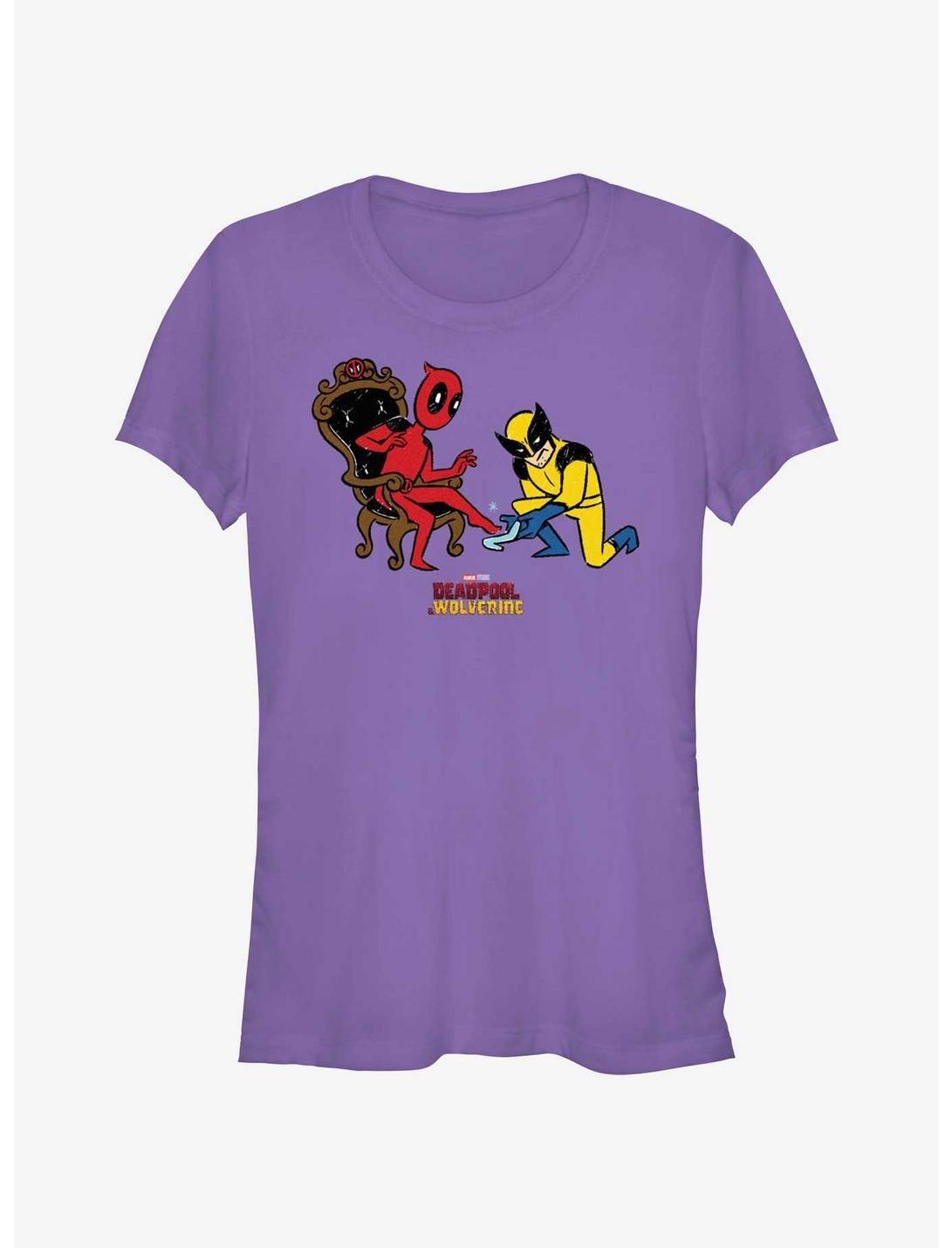 Marvel Deadpool & Wolverine If The Shoe Fits Girls T-Shirt