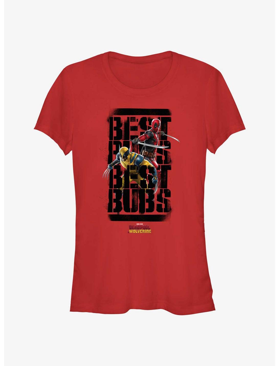 Marvel Deadpool & Wolverine Swords & Claws Bubs Girls T-Shirt