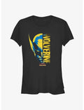 Marvel Deadpool & Wolverine Head Split Wolverine Girls T-Shirt