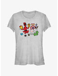 Marvel Deadpool & Wolverine Avengers Things Girls T-Shirt
