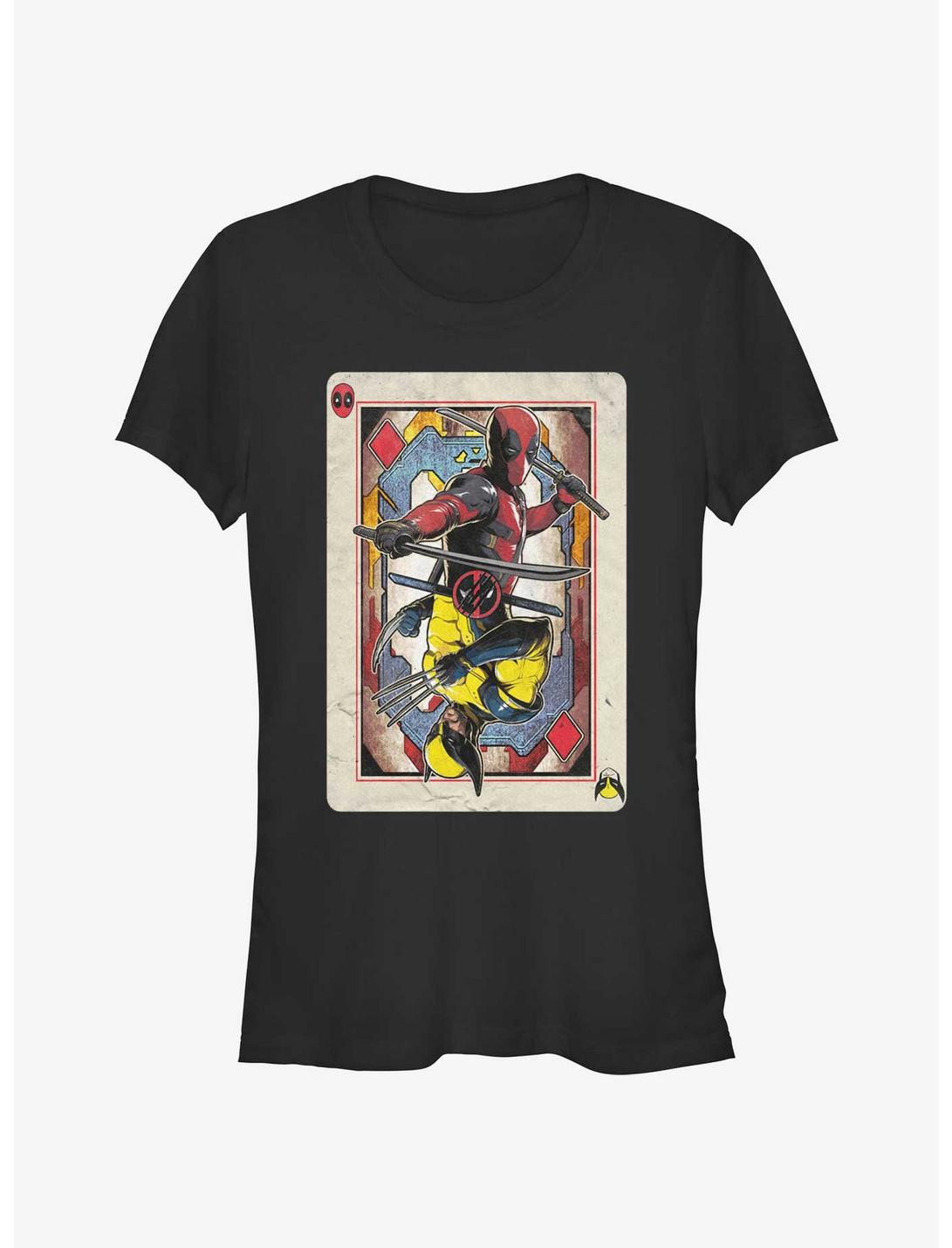 Marvel Deadpool & Wolverine Cardpool Girls T-Shirt