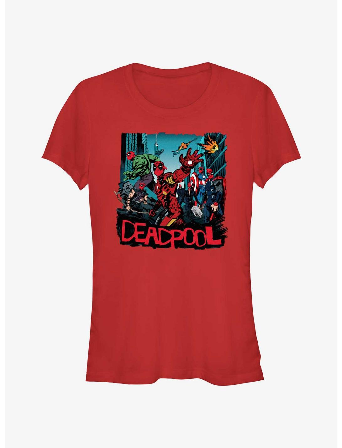 Marvel Deadpool & Wolverine Deadpool Avengers Girls T-Shirt