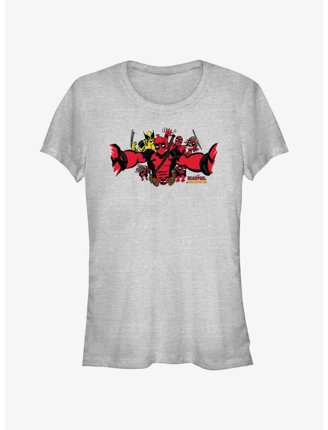 Marvel Deadpool & Wolverine Deadpool Selfie Girls T-Shirt