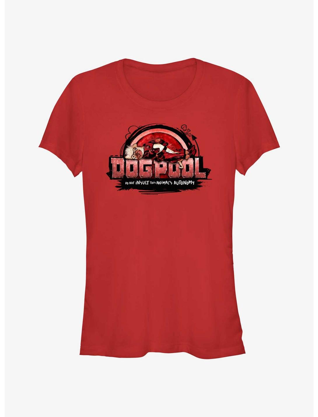 Marvel Deadpool & Wolverine Dogpool Don't Insult This Animal Girls T-Shirt