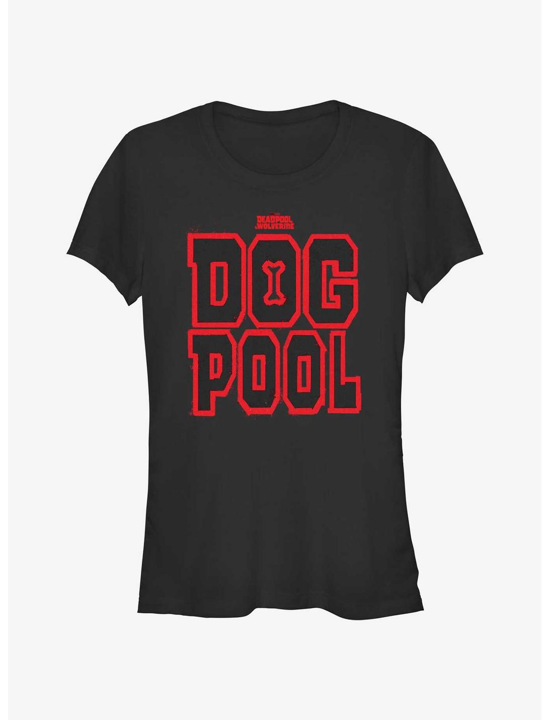 Marvel Deadpool & Wolverine Dogpool Letters Girls T-Shirt