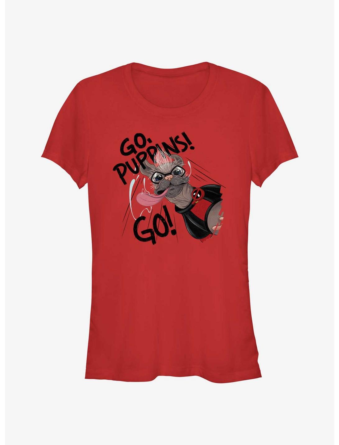 Marvel Deadpool & Wolverine Go Puppins Go Girls T-Shirt