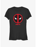 Marvel Deadpool & Wolverine Evil Eye Logo Girls T-Shirt