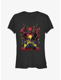 Marvel Deadpool & Wolverine Out Of Danger Girls T-Shirt