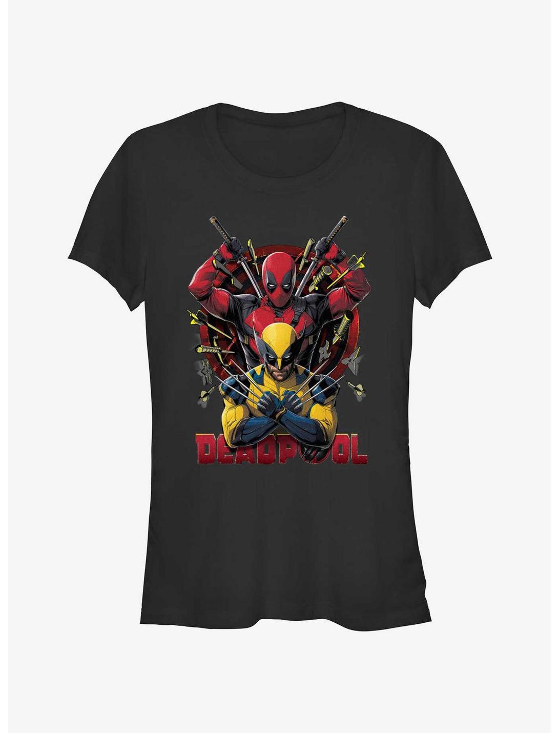 Marvel Deadpool & Wolverine Out Of Danger Girls T-Shirt