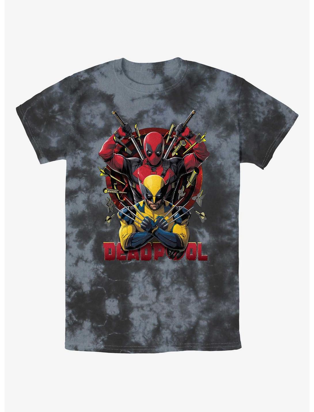 Marvel Deadpool & Wolverine Out Of Danger Tie-Dye T-Shirt