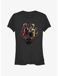Marvel Deadpool & Wolverine X Force Pair Girls T-Shirt