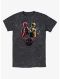 Marvel Deadpool & Wolverine X Force Pair Mineral Wash T-Shirt