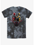 Marvel Deadpool & Wolverine X Force Pair Tie-Dye T-Shirt