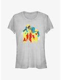 Marvel Deadpool & Wolverine Snikt Claws Out Multipool Girls T-Shirt