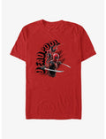 Marvel Deadpool & Wolverine Deadpool Action Poses T-Shirt
