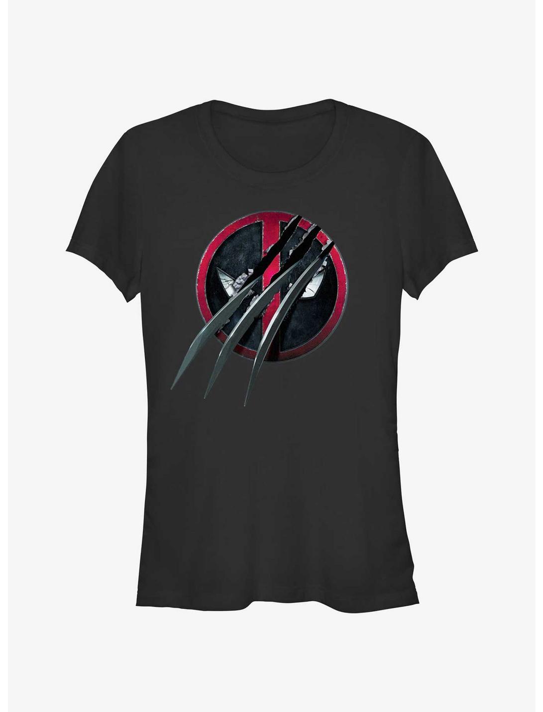 Marvel Deadpool & Wolverine Clawed Pool Girls T-Shirt