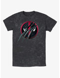 Marvel Deadpool & Wolverine Clawed Pool Mineral Wash T-Shirt