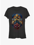 Marvel Deadpool & Wolverine Wolverine Pose Badge Girls T-Shirt