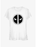 Marvel Deadpool & Wolverine Deadpool Scribble Emblem Girls T-Shirt