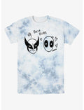 Marvel Deadpool & Wolverine Best Bubs Scribbles Tie-Dye T-Shirt