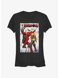 Marvel Deadpool & Wolverine Best Friends Comic Girls T-Shirt