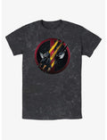 Marvel Deadpool & Wolverine Wolverine Clawing Through Mineral Wash T-Shirt