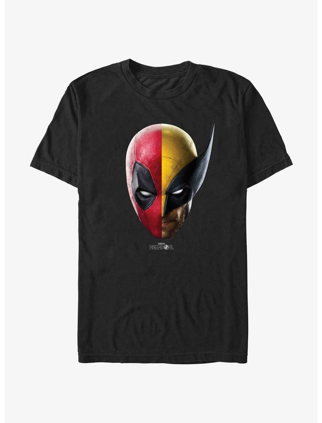 Marvel Deadpool & Wolverine Half Half Portrait T-Shirt