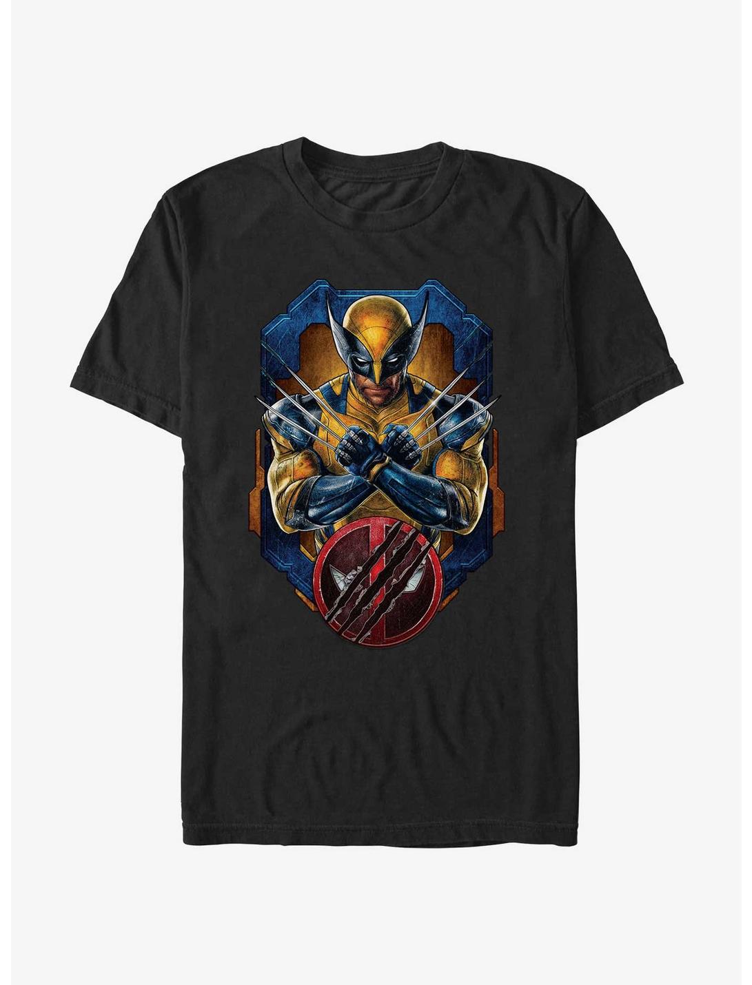 Marvel Deadpool & Wolverine Wolverine Pose Badge T-Shirt