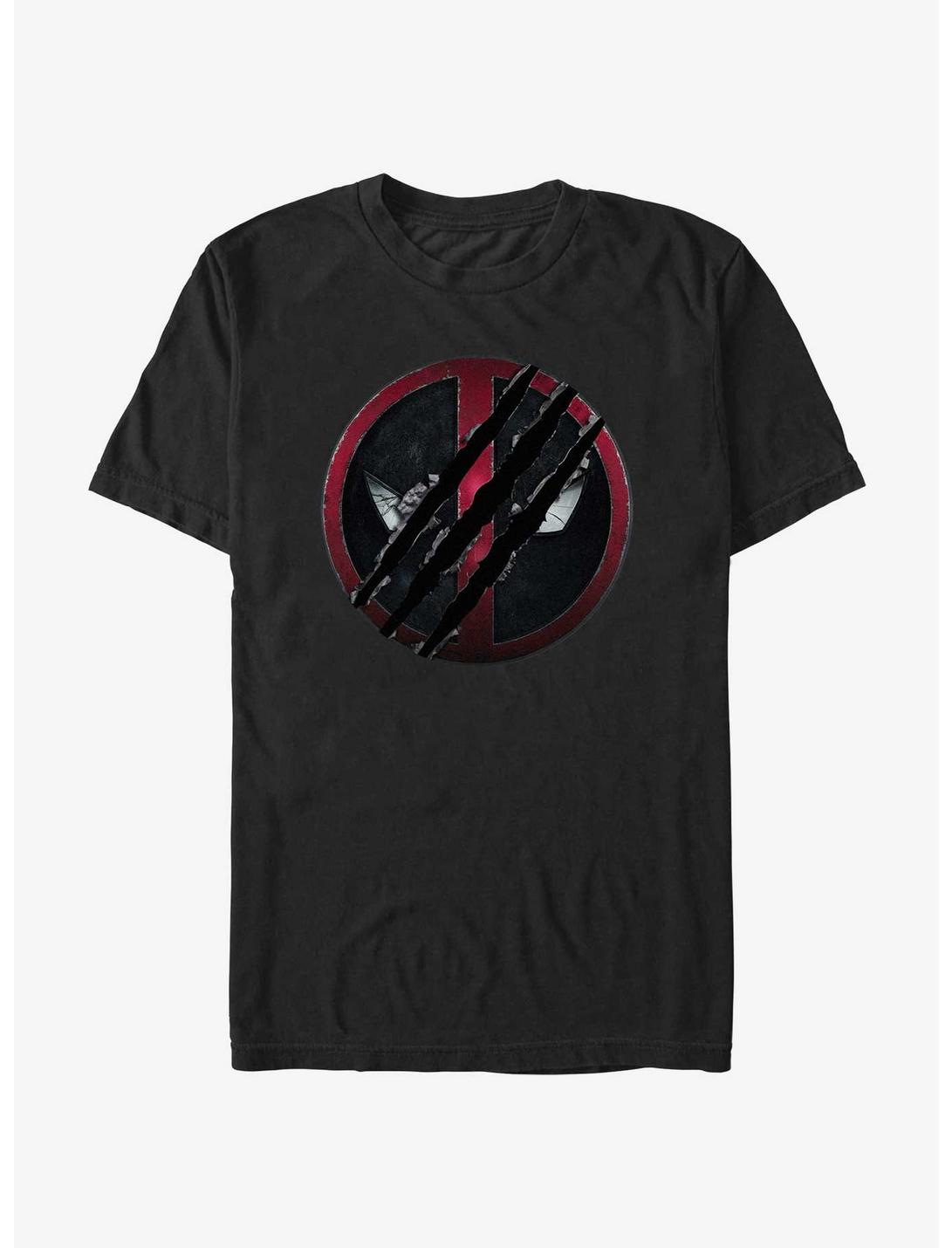 Marvel Deadpool & Wolverine Clawed Deadpool Emblem T-Shirt