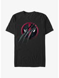 Marvel Deadpool & Wolverine Clawed Pool T-Shirt