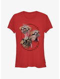 Marvel Deadpool & Wolverine Dogpool Portrait Girls T-Shirt